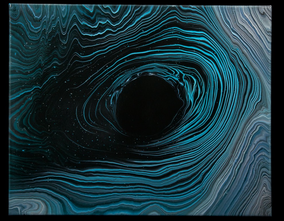Acrylbild Super Massive Black Hole